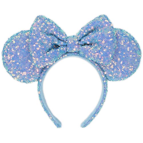 Wear In Disney - 頭箍 幻閃藍色 Minnis Ears