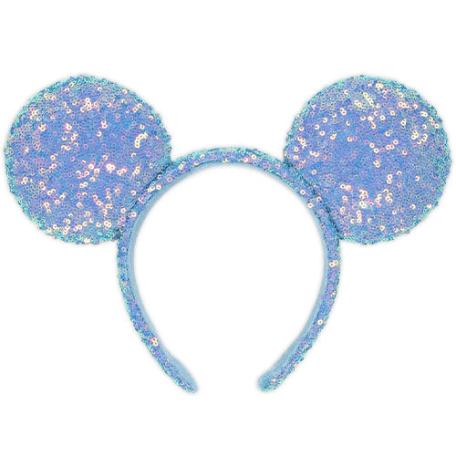 Wear In Disney - 頭箍 幻閃藍色 ￼Mickey Ears