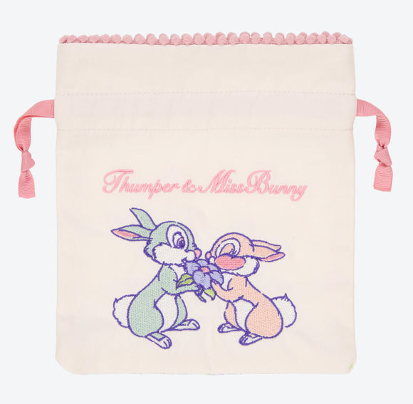 [東京迪士尼樂園] 刺繡索袋 Thumper & Miss Bunny