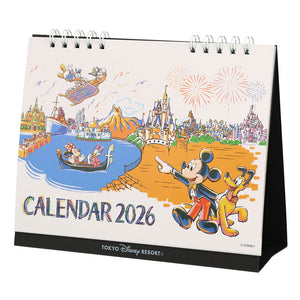 CALENDAR＆ORGANIZER 2026 [東京迪士尼樂園] 座枱月曆 綜合