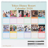 CALENDAR＆ORGANIZER 2026 [東京迪士尼樂園] 掛牆月曆 寫實