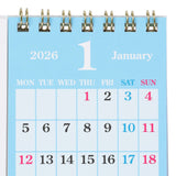 CALENDAR＆ORGANIZER 2026 [東京迪士尼樂園] 座枱月曆明信片兩用 寫實