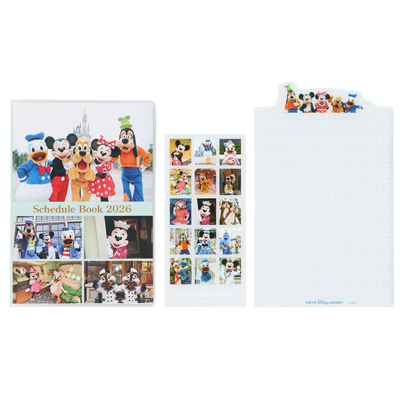 CALENDAR＆ORGANIZER 2026 [東京迪士尼樂園] 手帳 寫實