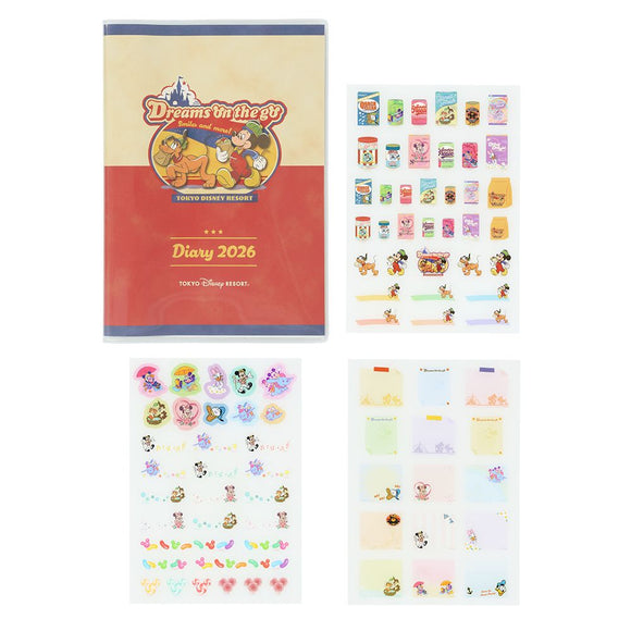 CALENDAR＆ORGANIZER 2026 [東京迪士尼樂園] 手帳 Dreams On The go