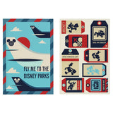 [東京迪士尼樂園] 明信片文具套裝FLY ME TO THE DISNEY PARKS
