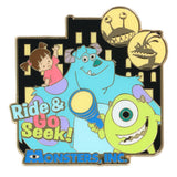 [東京迪士尼樂園] 襟章 Monsters, Inc. Ride & Go Seek