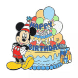 [東京迪士尼樂園] 襟章 Mickey Happy Birthday