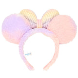 Wear In Disney - 頭箍 Minnie Ears 幻彩粉紅毛毛