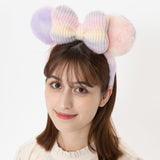 Wear In Disney - 頭箍 Minnie Ears 幻彩粉紅毛毛