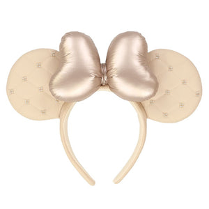 Wear In Disney - 頭箍 Minnie Ears 金色釘珠