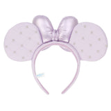 Wear In Disney - 頭箍 Minnie Ears 淺紫釘珠