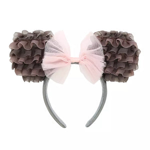 Wear In Disney - 頭箍 Fuffle Minnie Ears 粉紅+黑色