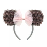 Wear In Disney - 頭箍 Fuffle Minnie Ears 粉紅+黑色