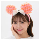 Wear In Disney - 頭箍 Minnie Ears 橙+粉紅色