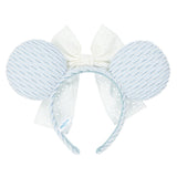 Wear In Disney  頭箍 花布淺藍色
