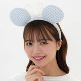 Wear In Disney  頭箍 花布淺藍色