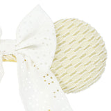 Wear In Disney  頭箍 花布淺黃色