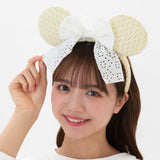 Wear In Disney  頭箍 花布淺黃色