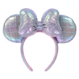 Wear In Disney  頭箍 仿皮 幻彩紫
