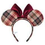 Wear In Disney  頭箍 紅色格仔