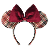 Wear In Disney  頭箍 紅色格仔
