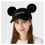Wear In Disney Cap帽 黑色絲絨蝴蝶結