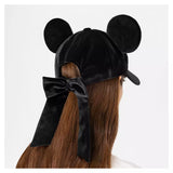 Wear In Disney Cap帽 黑色絲絨蝴蝶結