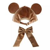 Wear In Disney Cap帽 啡色絲絨蝴蝶結