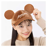 Wear In Disney Cap帽 啡色絲絨蝴蝶結