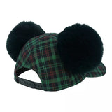 Wear In Disney Cap帽 綠色格仔