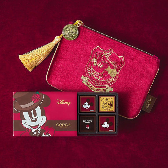 Disney Store VALENTINE 2025 【GODIVA】朱古力小物袋 Mickey