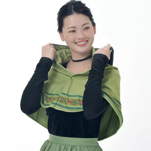 DISNEY FROZEN 有帽毛巾被肩 Anna