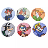 my favorite Disney foxes 扣針襟章 盲抽