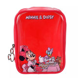 Mickey ＆ Friends 透明小物袋 紅色