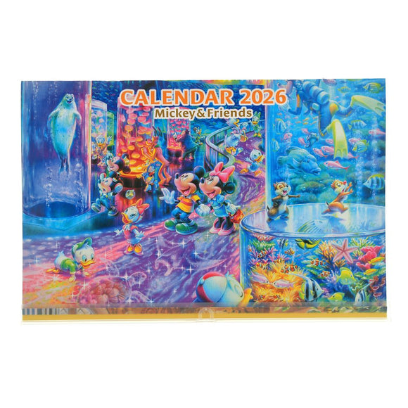 CALENDAR＆ORGANIZER 2026 掛牆月曆 Mickey&friend