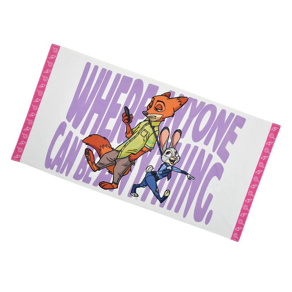ZOOTOPIA COMIC STYLE 浴巾