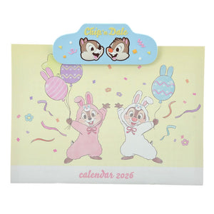 CALENDAR＆ORGANIZER 2026 掛牆月曆連磁力夾 Chip&Dale