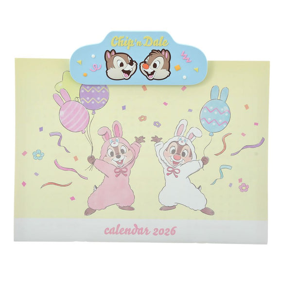 CALENDAR＆ORGANIZER 2026 掛牆月曆連磁力夾 Chip&Dale