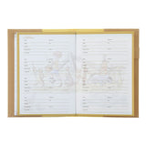 CALENDAR＆ORGANIZER 2026 B6 仿皮壓花手帳 Pooh