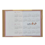 CALENDAR＆ORGANIZER 2026 B6 仿皮壓花手帳 Pooh