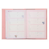 CALENDAR＆ORGANIZER 2026 B6 仿皮壓花手帳 Marie