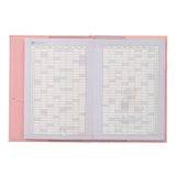 CALENDAR＆ORGANIZER 2026 B6 仿皮壓花手帳 Marie