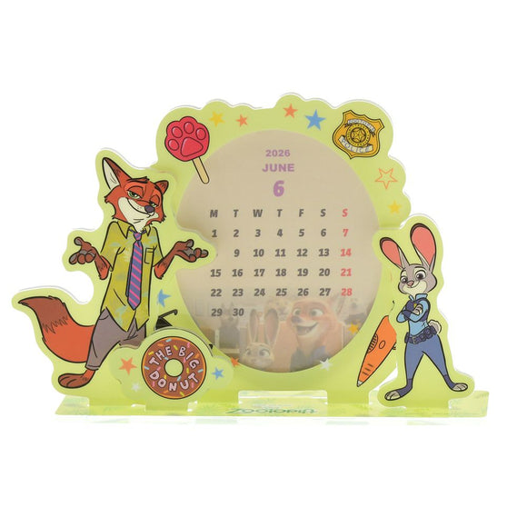 CALENDAR＆ORGANIZER 2026 座枱月曆 Zootopia
