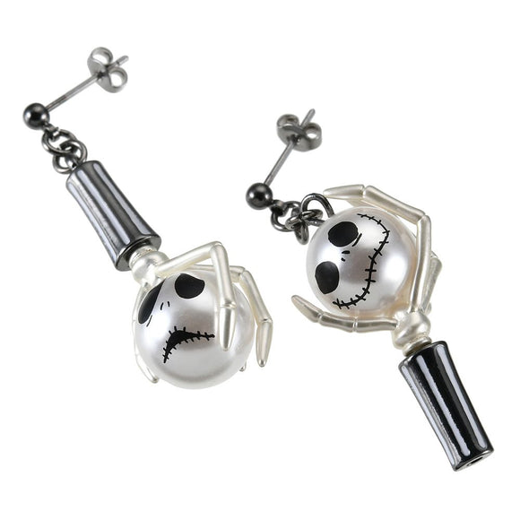 TIM BURTON'S THE NIGHTMARE BEFORE CHRISTMAS 珍珠耳環 Jack