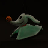 TIM BURTON'S THE NIGHTMARE BEFORE CHRISTMAS 夜光毛公仔吊飾 Zero