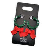 TIM BURTON'S THE NIGHTMARE BEFORE CHRISTMAS 耳環 花環