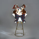 Disney Store Christmas Light up 聖誕樹TOP STAR Chip&Dale