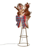 Disney Store Christmas Light up 聖誕樹TOP STAR Chip&Dale