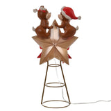 Disney Store Christmas Light up 聖誕樹TOP STAR Chip&Dale