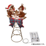 Disney Store Christmas Light up 聖誕樹TOP STAR Chip&Dale